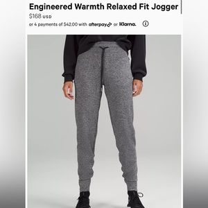 Lululemon Engineered Warmth Jogger